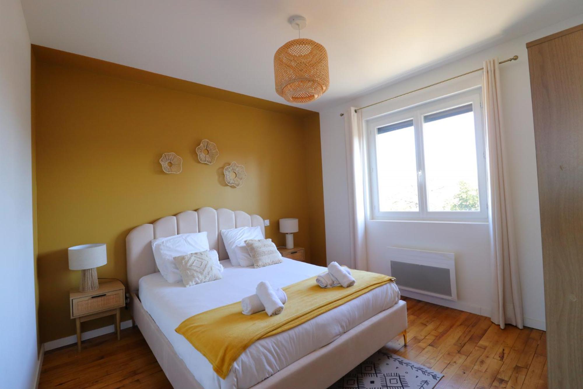 Le Boho - Charmant T3 Avec Climatisation Et Fibre Bergerac Szoba fotó