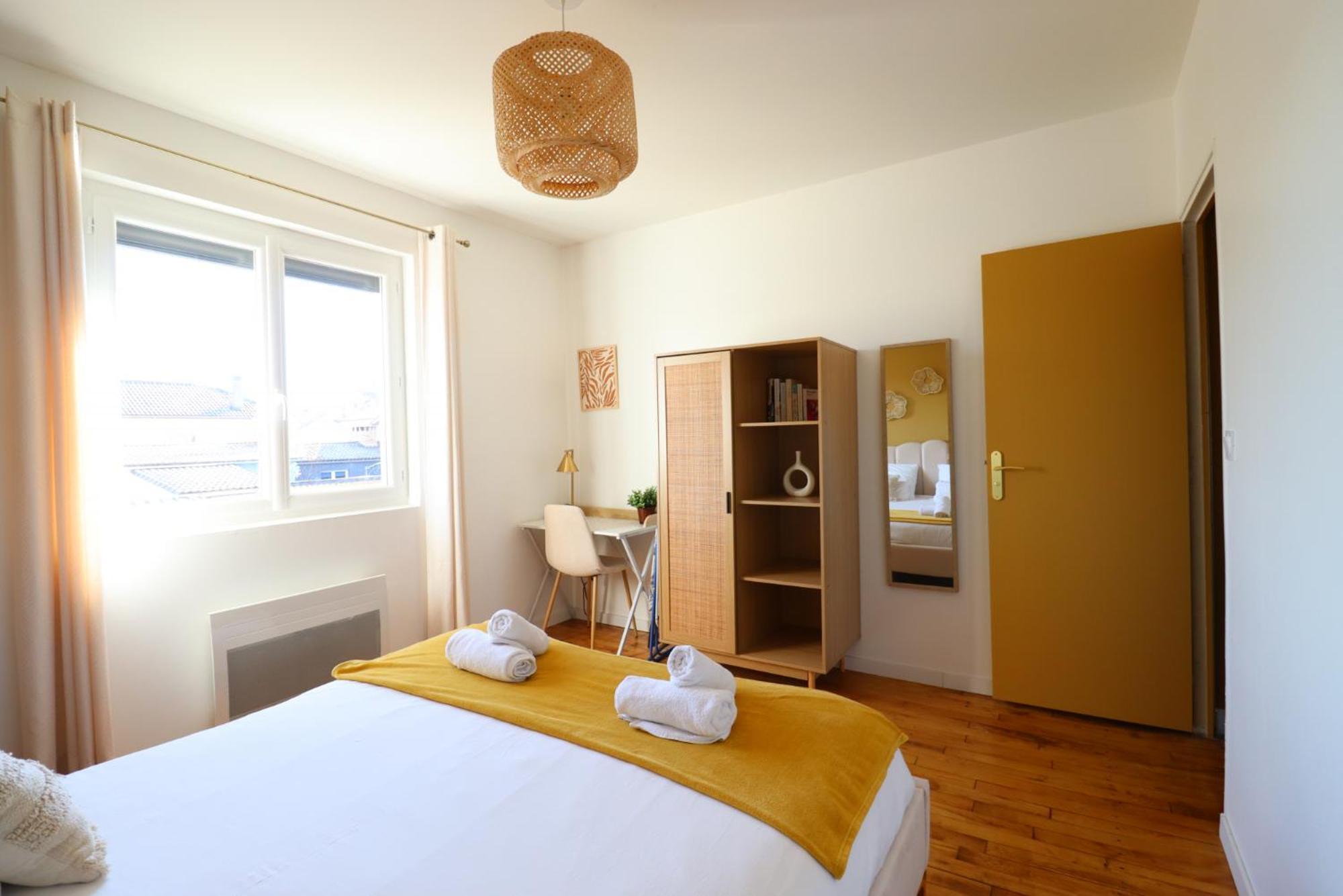 Le Boho - Charmant T3 Avec Climatisation Et Fibre Bergerac Szoba fotó