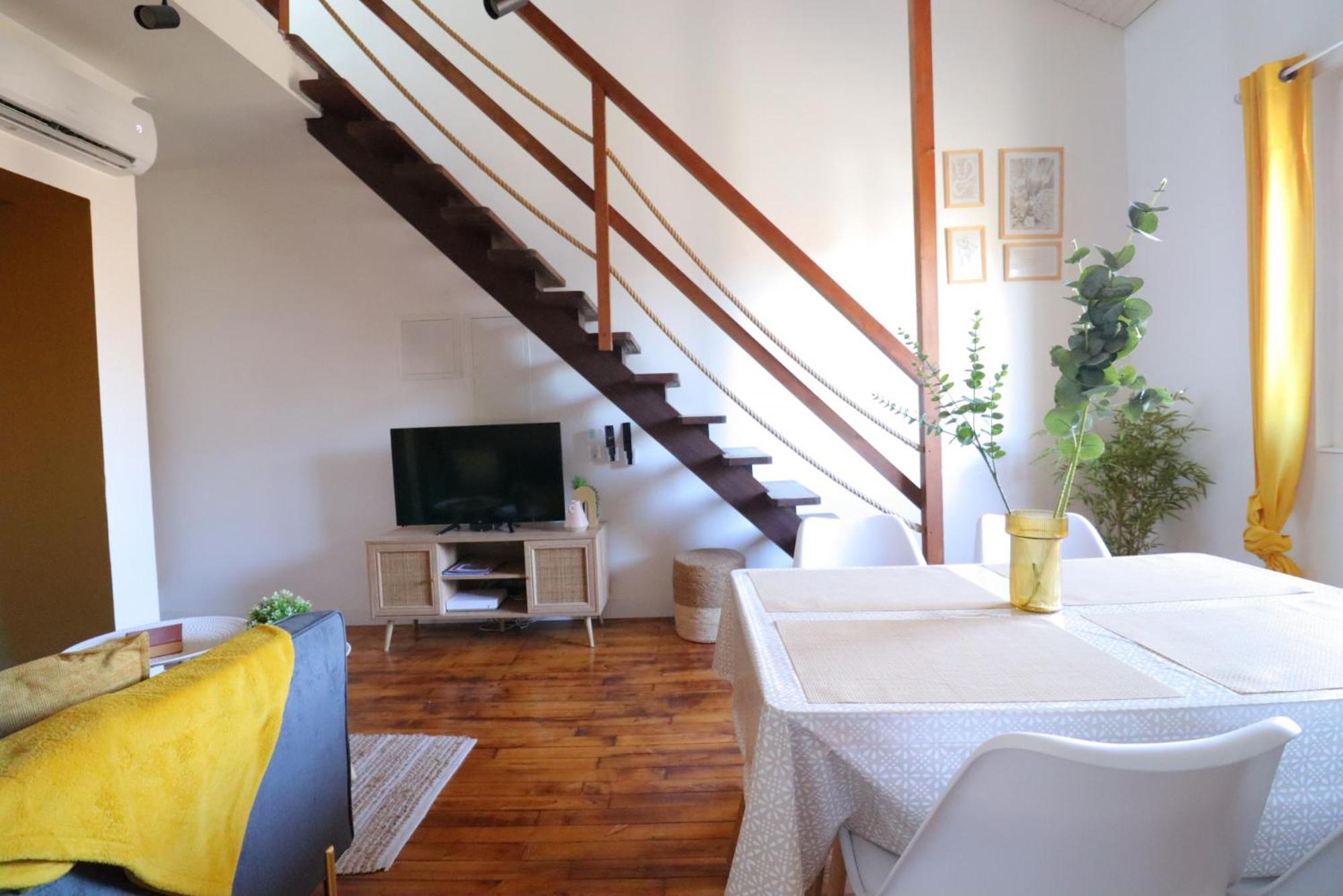Le Boho - Charmant T3 Avec Climatisation Et Fibre Bergerac Szoba fotó