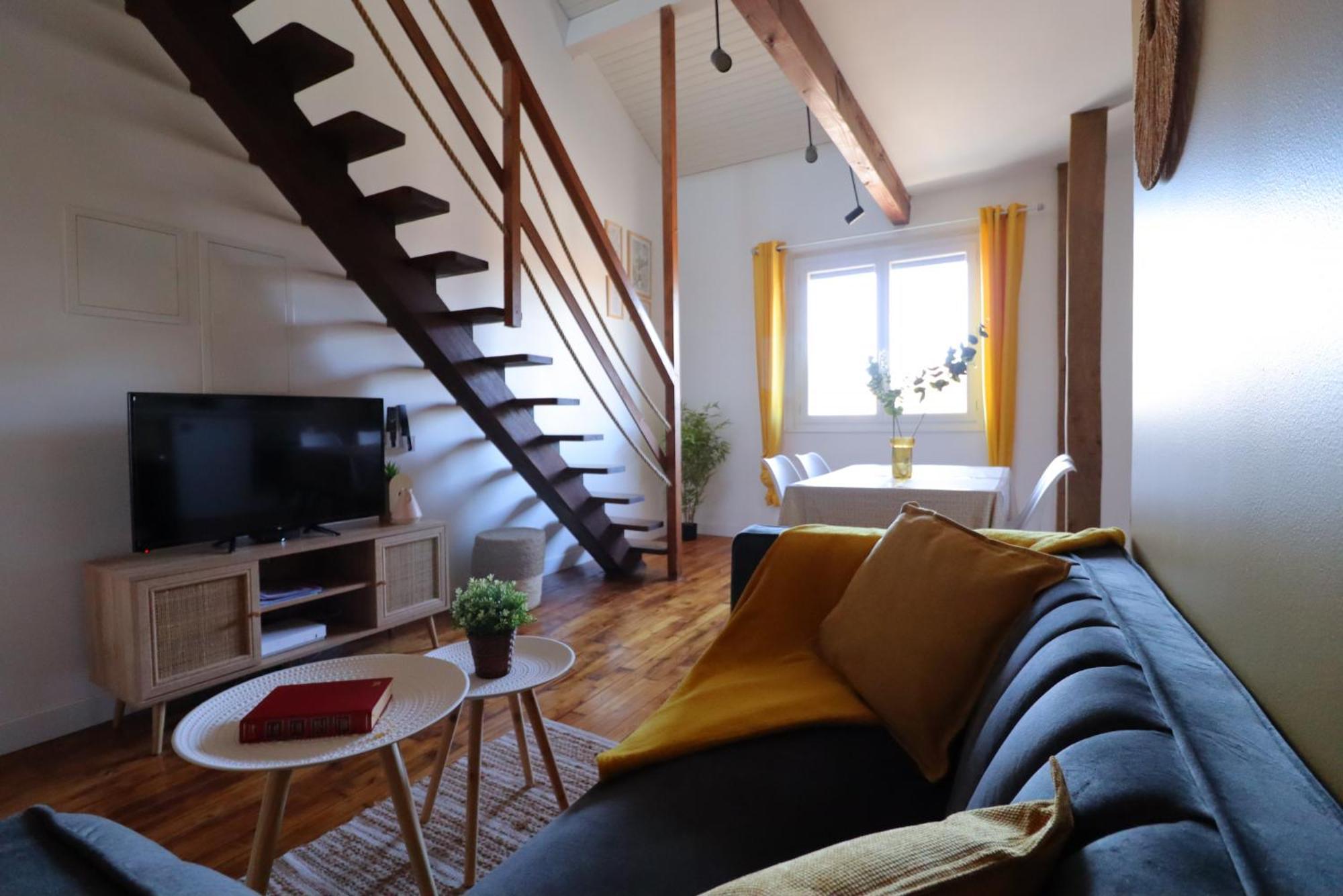Le Boho - Charmant T3 Avec Climatisation Et Fibre Bergerac Szoba fotó