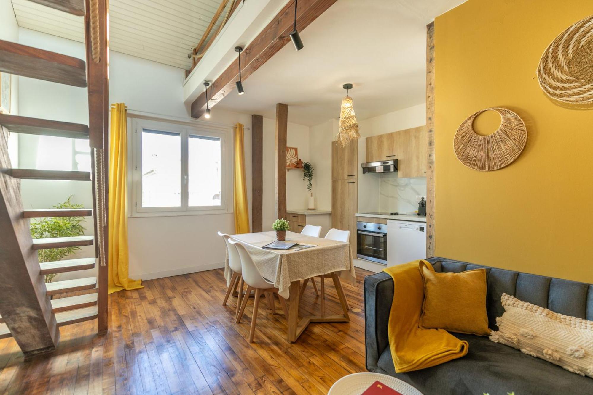 Le Boho - Charmant T3 Avec Climatisation Et Fibre Bergerac Kültér fotó