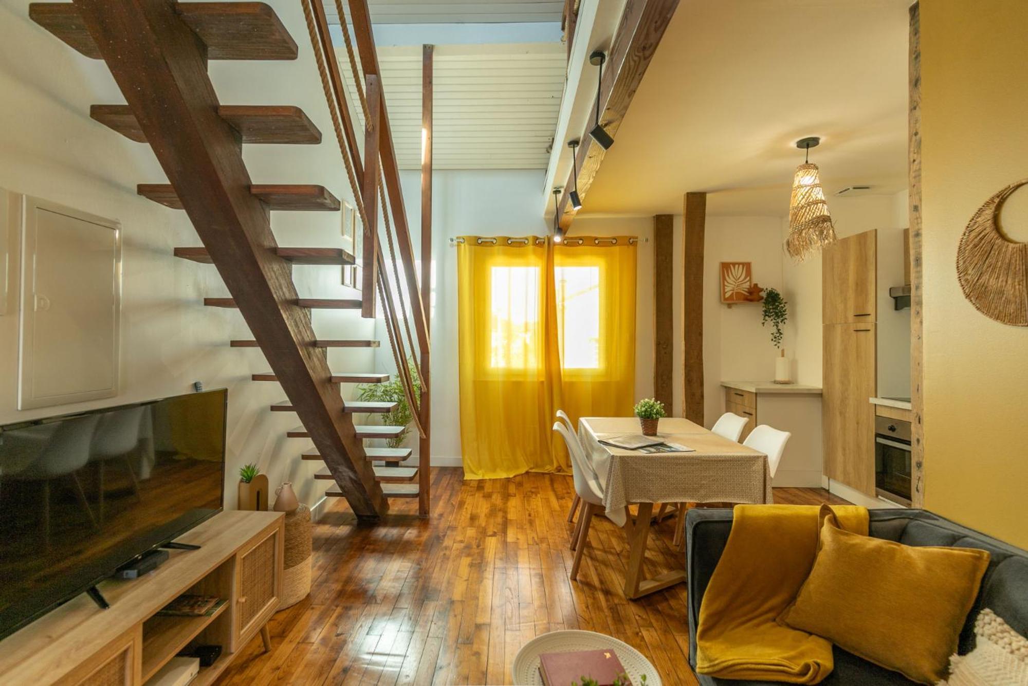Le Boho - Charmant T3 Avec Climatisation Et Fibre Bergerac Kültér fotó